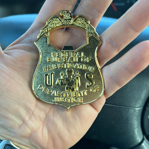 FBI Department of Justice Bottle Opener - Picture 2 of 3